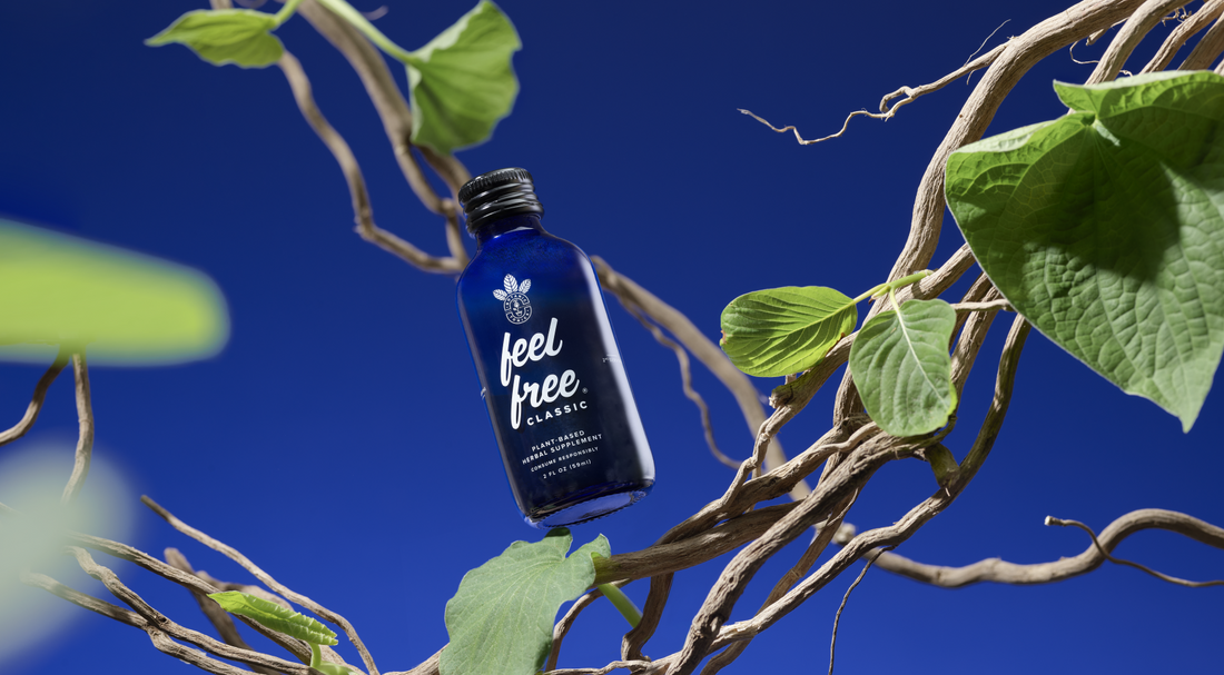 Feel free tonic features kava root and leaf kratom known to help with relaxation, productivity and focus.