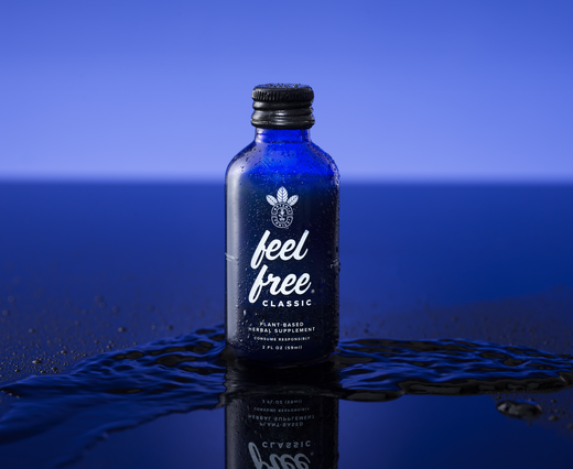  feel free tonics made with kava and leaf kratom that has many benefits like focus, energy, and mood enhancement 