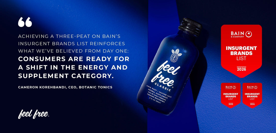 Botanic Tonics, Maker of feel free, Named to Bain & Company’s 2026 Insurgent Brands List for ...