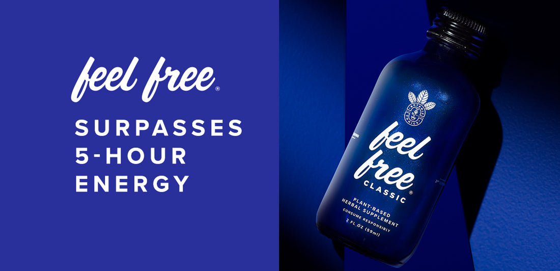 Botanic Tonics' "feel free" Surpasses 5-hour Energy in Major National Chain in Just Four Months