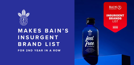 Botanic Tonics, Maker of feel free, Recognized on Bain & Company's 2025 Insurgent Brands List