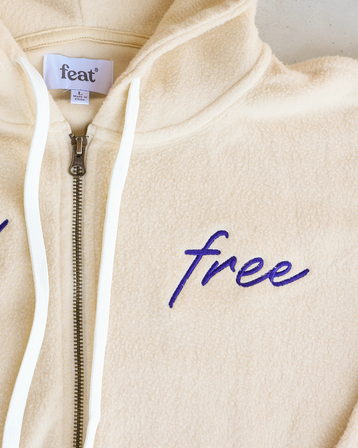 feel free x Feat BlanketBlend Zip Hoodie Botanic Tonics