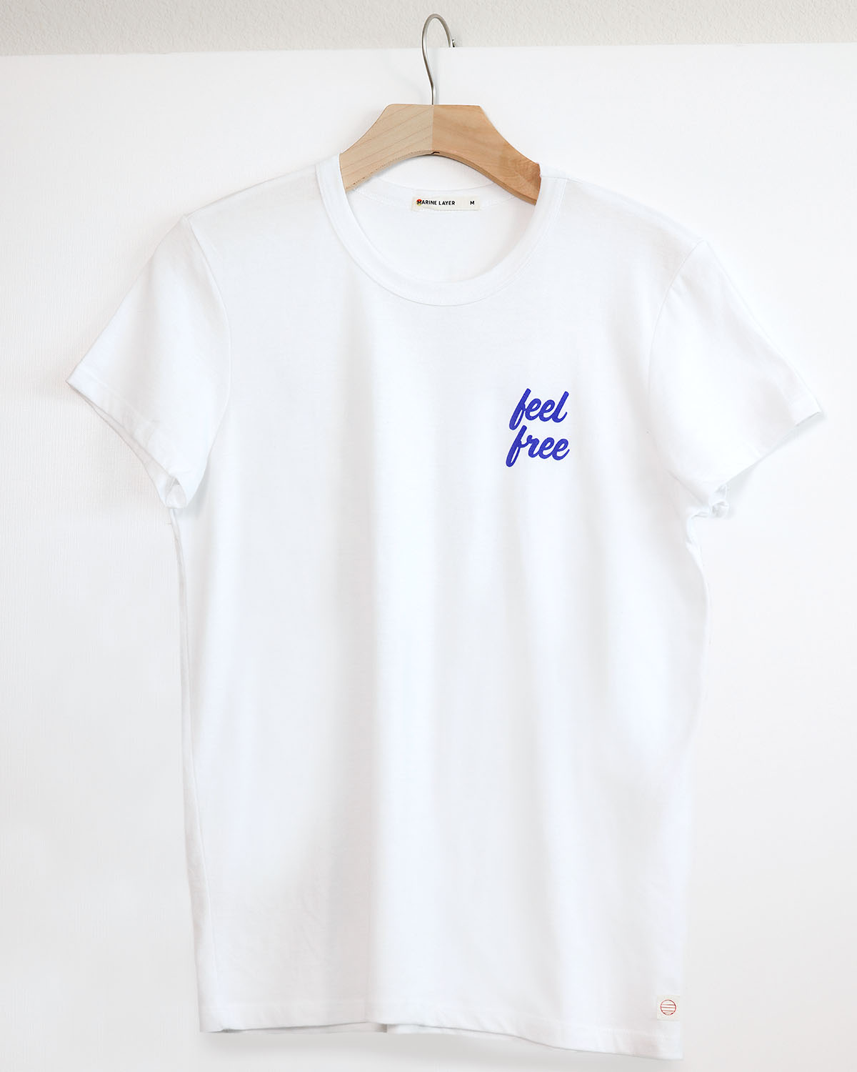 feel free x Marine Layer Women's Signature Crew - White