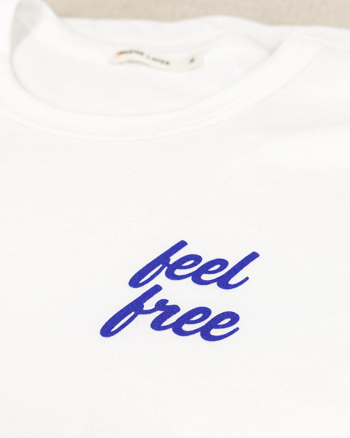 feel free x Marine Layer Women's Signature Crew - White